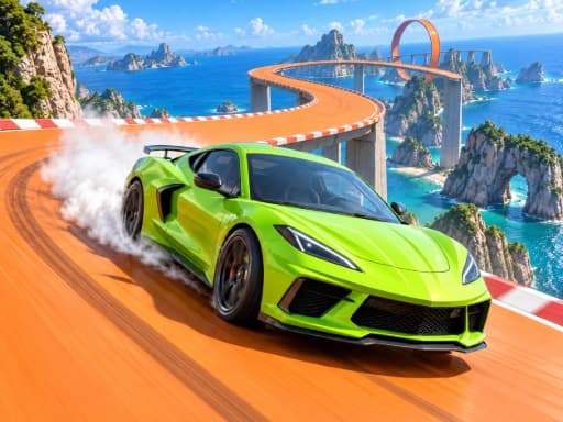 Mega Ramp Car Stunts GT Racing
