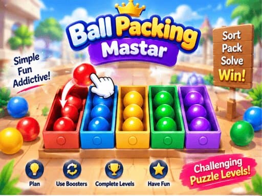 Ball Packing Master Puzzle – Fill Box