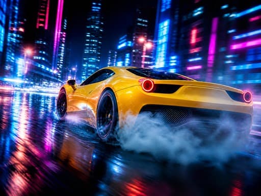 Neon City Drift Racing